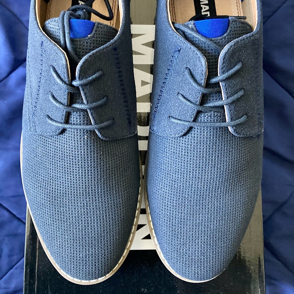 Navy Suede Shoes